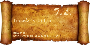 Trepák Lilla névjegykártya